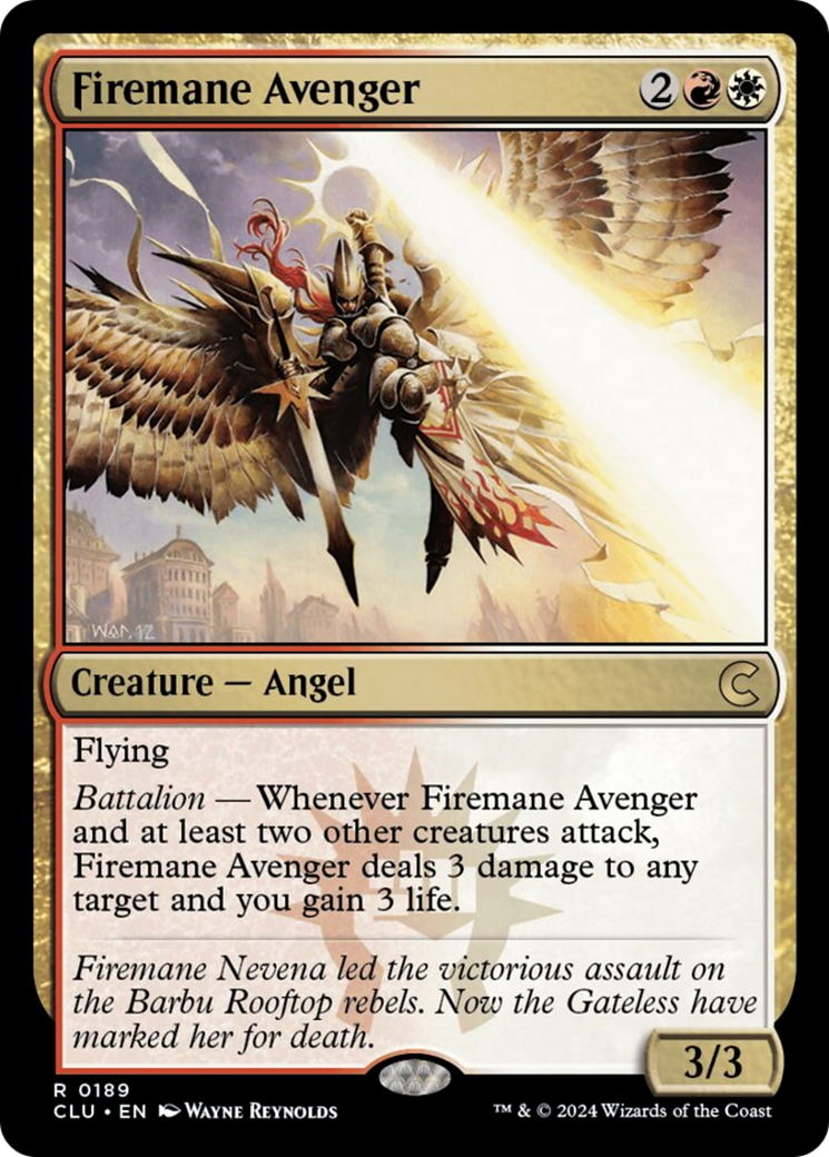 Firemane Avenger [Ravnica: Clue Edition] | Good Games North