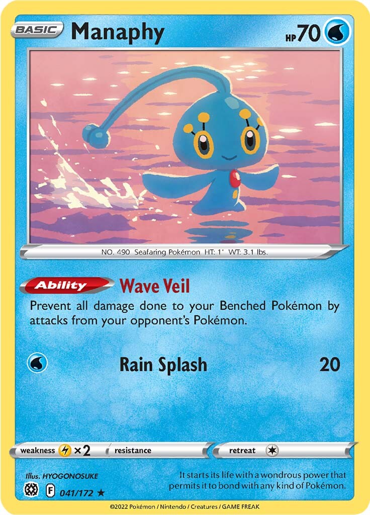 Manaphy (041/172) [Sword & Shield: Brilliant Stars] | Good Games North