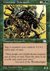Llanowar Behemoth [Weatherlight] | Good Games North