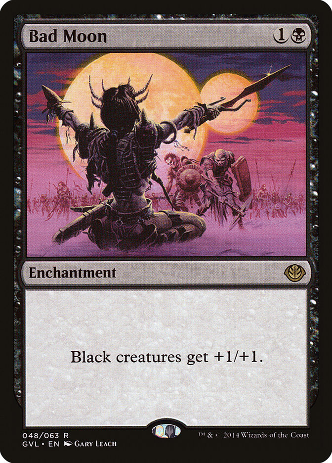 Bad Moon (Garruk vs. Liliana) [Duel Decks Anthology] | Good Games North