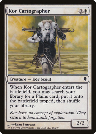 Kor Cartographer [Zendikar] | Good Games North