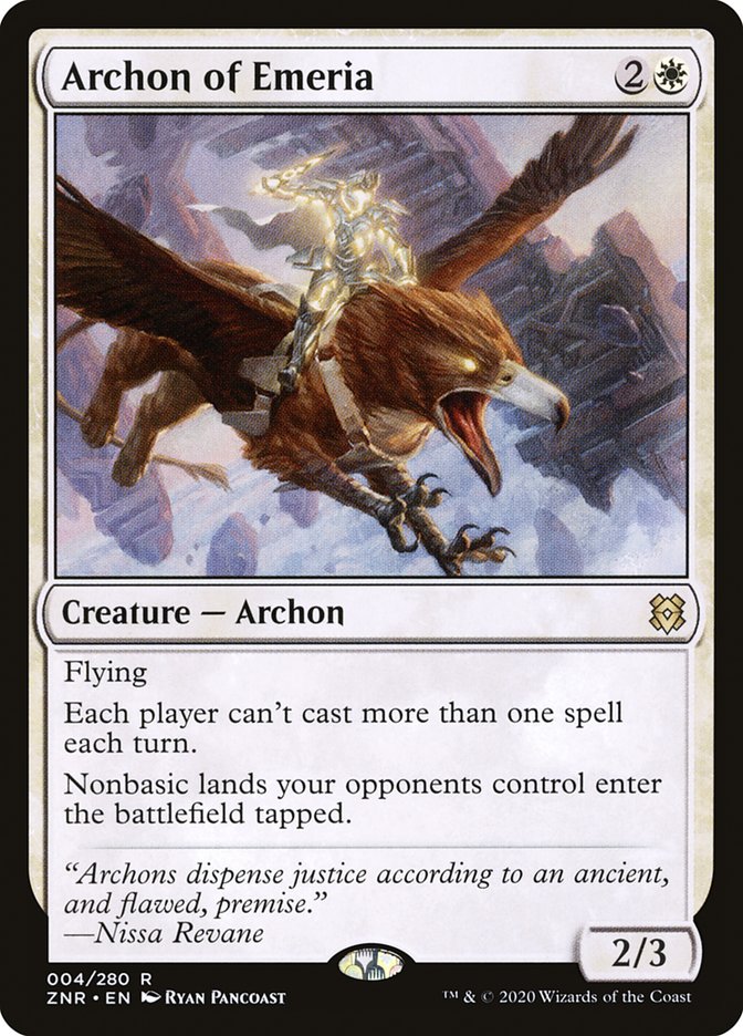 Archon of Emeria [Zendikar Rising] | Good Games North