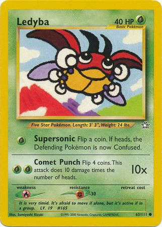 Ledyba (63/111) [Neo Genesis Unlimited] | Good Games North