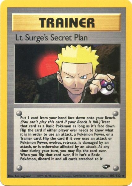 Lt. Surge's Secret Plan (107/132) [Gym Challenge Unlimited] | Good Games North