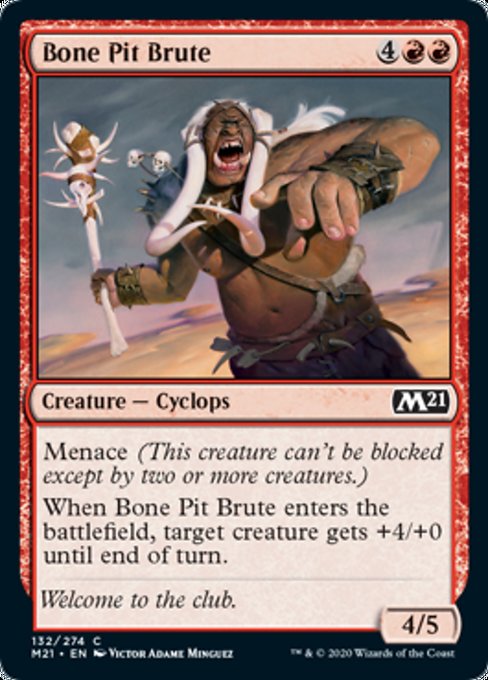 Bone Pit Brute [Core Set 2021] | Good Games North