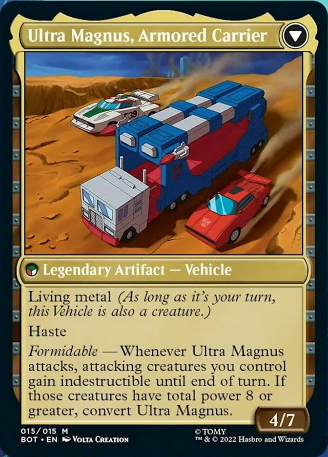 Ultra Magnus, Tactician // Ultra Magnus, Armored Carrier [Universes Beyond: Transformers] | Good Games North
