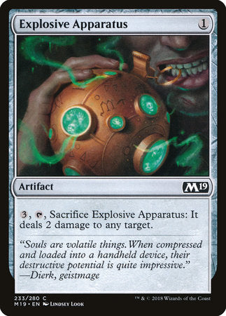 Explosive Apparatus [Core Set 2019] | Good Games North