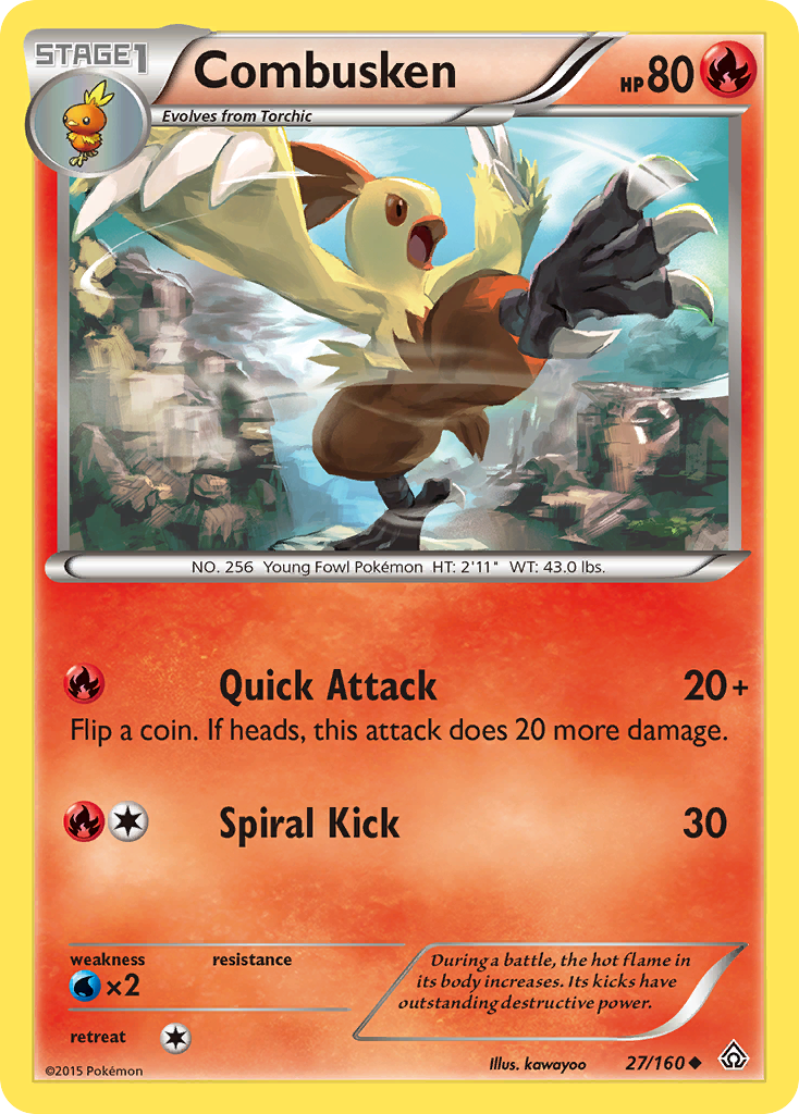 Combusken (27/160) [XY: Primal Clash] | Good Games North