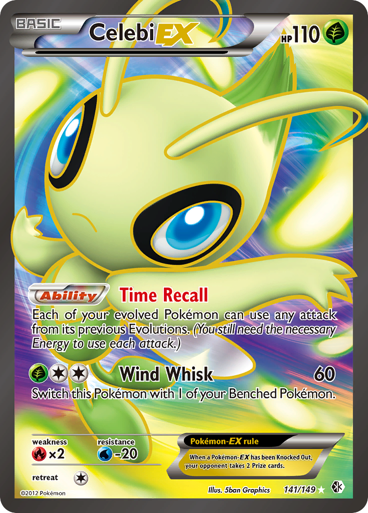 Celebi EX (141/149) [Black & White: Boundaries Crossed] | Good Games North
