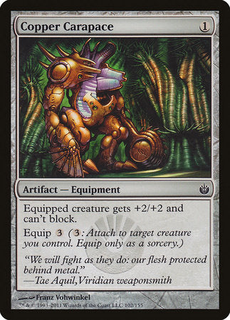 Copper Carapace [Mirrodin Besieged] | Good Games North