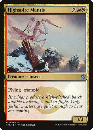 Highspire Mantis [Khans of Tarkir] | Good Games North