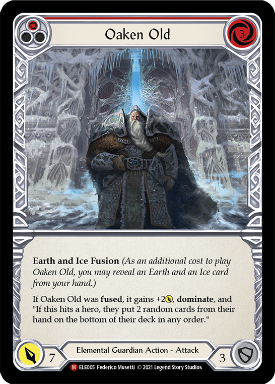 Oaken Old [ELE005] (Tales of Aria)  1st Edition Rainbow Foil | Good Games North