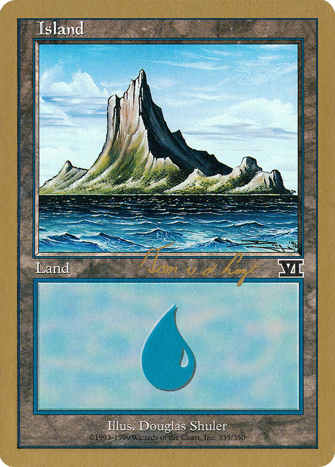 Island (tvdl335) (Tom van de Logt) [World Championship Decks 2000] | Good Games North
