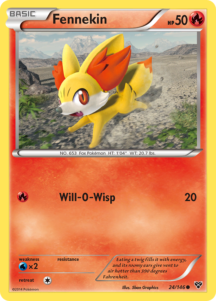 Fennekin (24/146) [XY: Base Set] | Good Games North