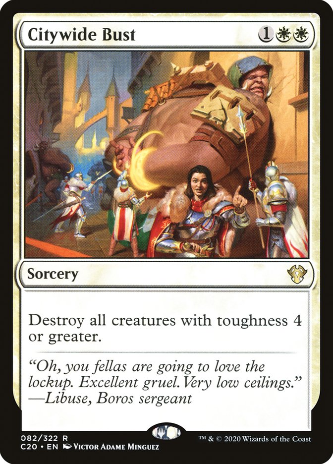 Citywide Bust [Commander 2020] | Good Games North