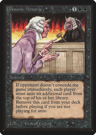 Demonic Attorney [Limited Edition Beta] | Good Games North
