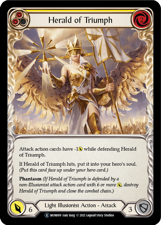 Herald of Triumph (Yellow) [U-MON009] Unlimited Normal | Good Games North