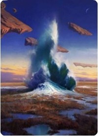 Flooded Strand Art Card [Zendikar Rising Art Series] | Good Games North