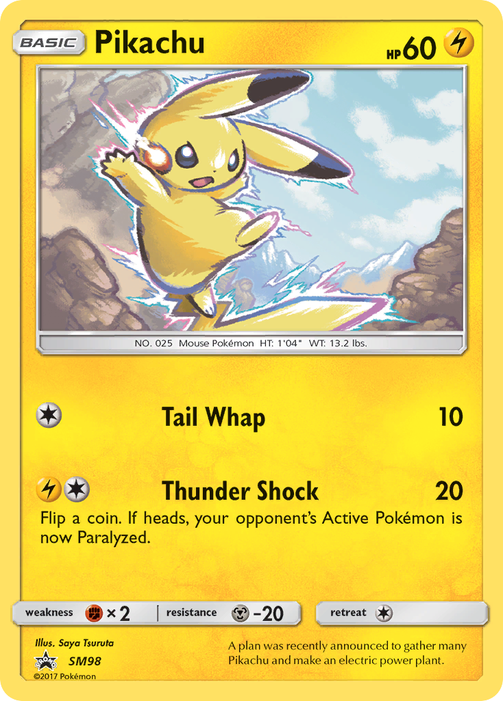 Pikachu (SM98) [Sun & Moon: Black Star Promos] | Good Games North
