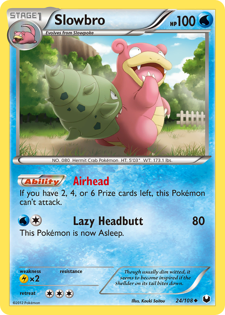 Slowbro (24/108) [Black & White: Dark Explorers] | Good Games North