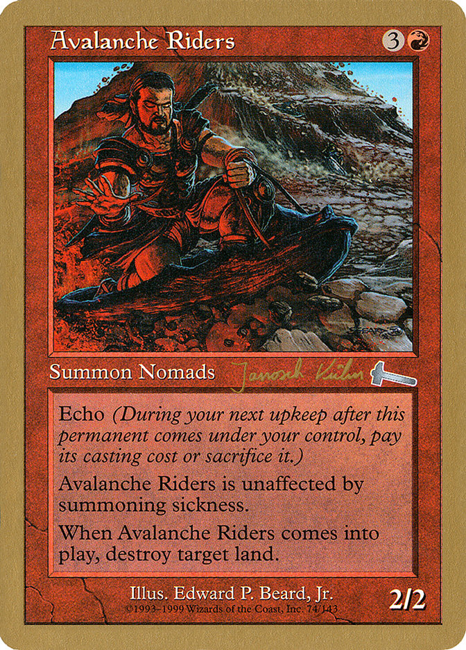 Avalanche Riders (Janosch Kuhn) [World Championship Decks 2000] | Good Games North