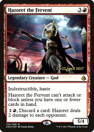 Hazoret the Fervent [Amonkhet Promos] | Good Games North