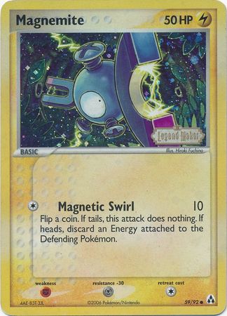 Magnemite (59/92) (Stamped) [EX: Legend Maker] | Good Games North