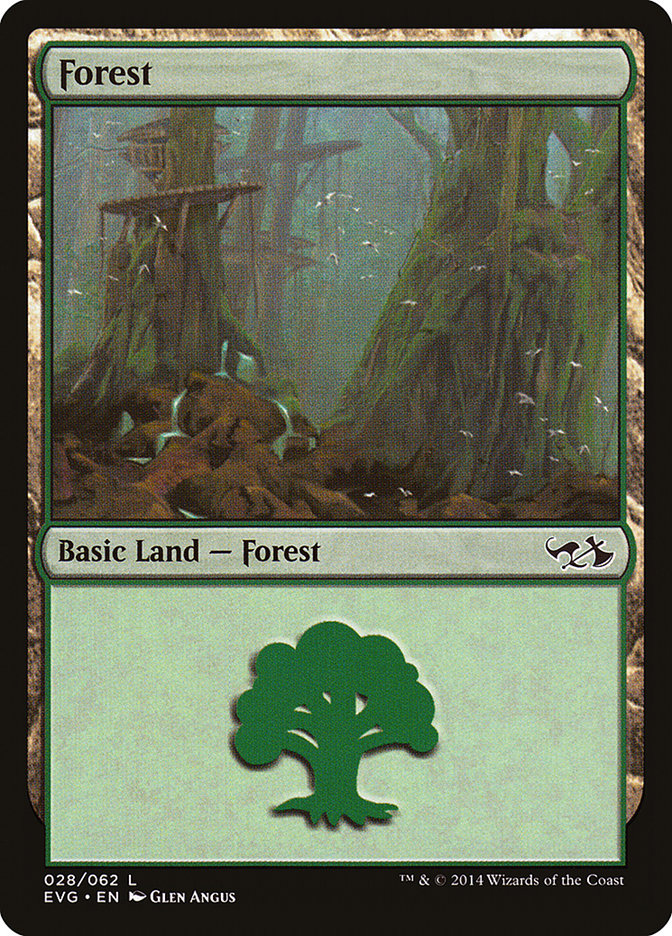 Forest (28) (Elves vs. Goblins) [Duel Decks Anthology] | Good Games North