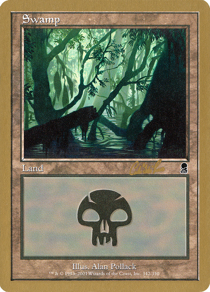 Swamp (cr342) (Carlos Romao) [World Championship Decks 2002] | Good Games North