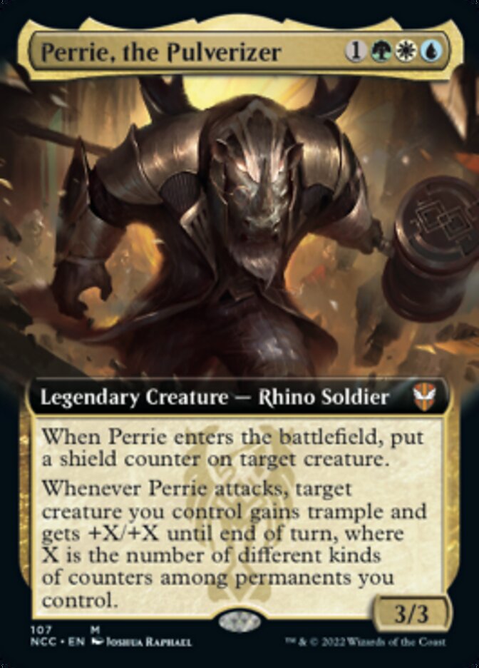 Perrie, the Pulverizer (Extended Art) [Streets of New Capenna Commander] | Good Games North
