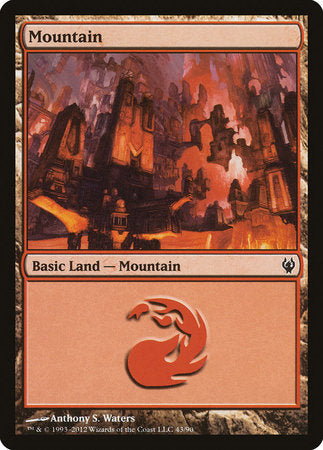 Mountain (43) [Duel Decks: Izzet vs. Golgari] | Good Games North