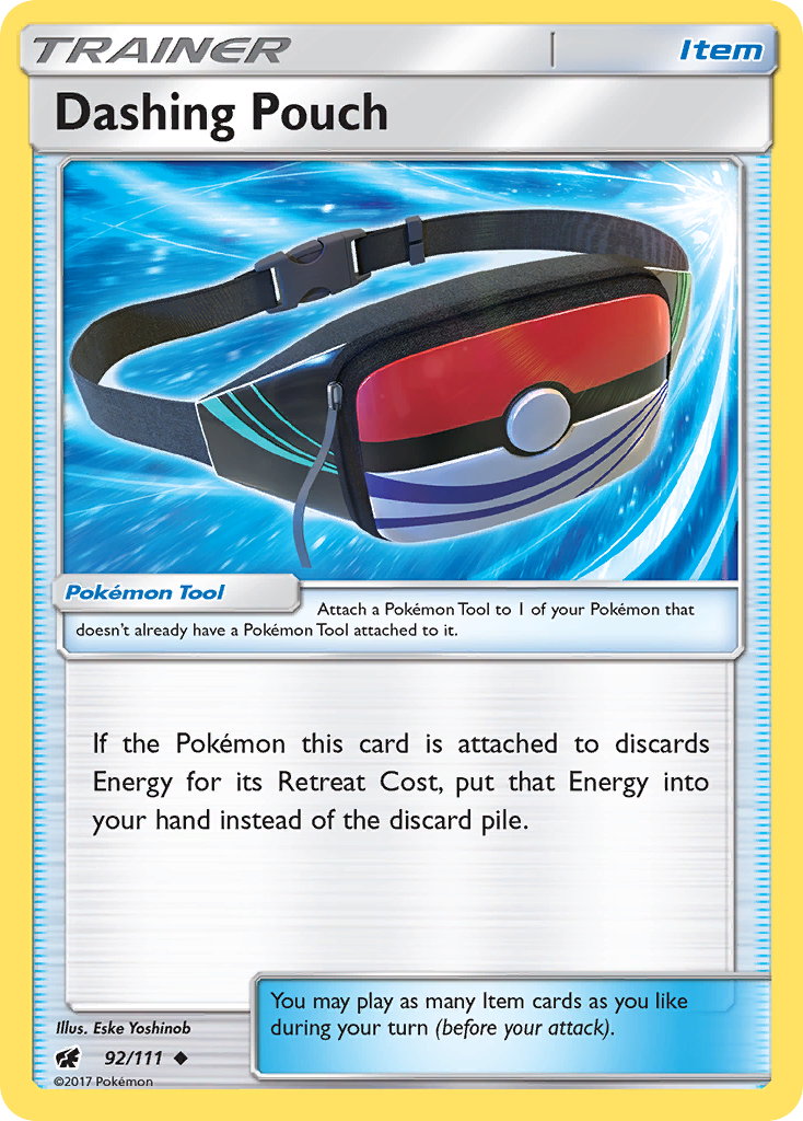 Dashing Pouch (92/111) [Sun & Moon: Crimson Invasion] | Good Games North