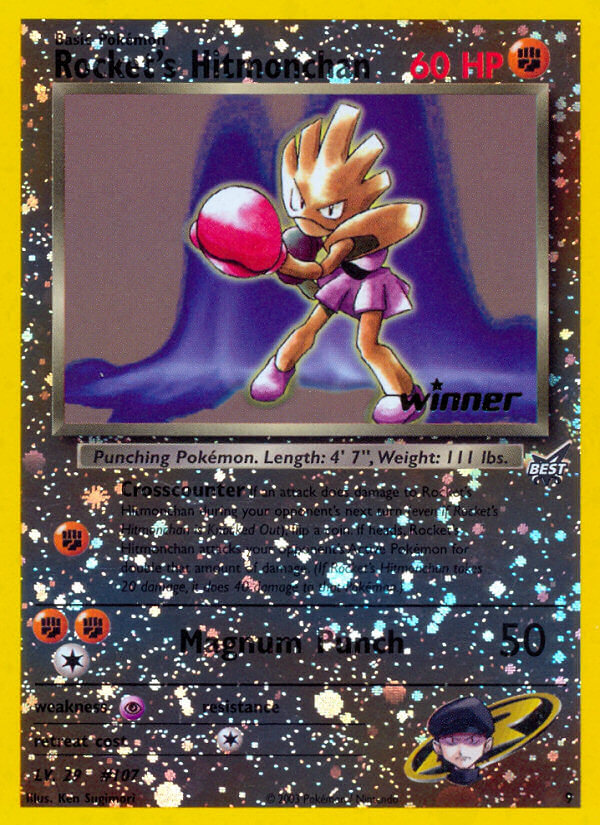 Rocket's Hitmonchan (9) (Winner) [Best of Promos] | Good Games North