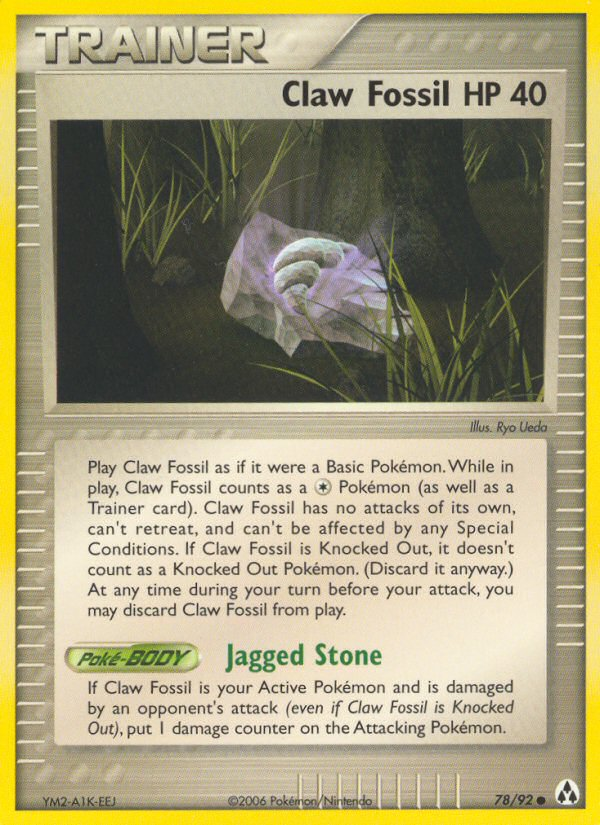 Claw Fossil (78/92) [EX: Legend Maker] | Good Games North
