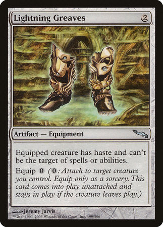 Lightning Greaves [Mirrodin] | Good Games North