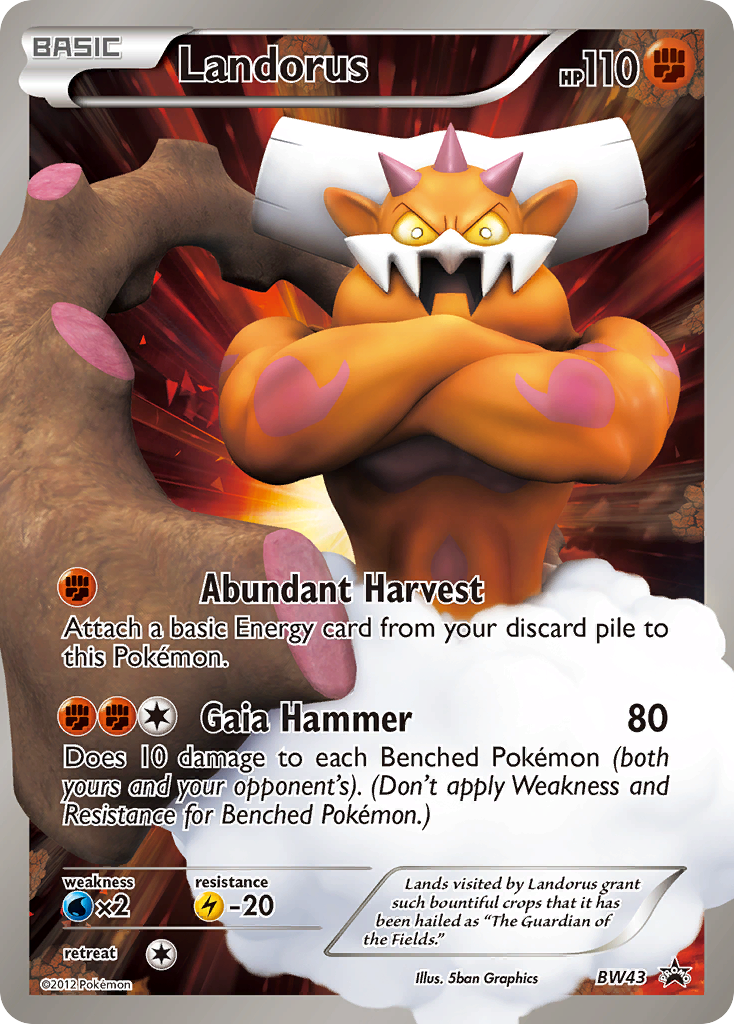 Landorus (BW43) [Black & White: Black Star Promos] | Good Games North