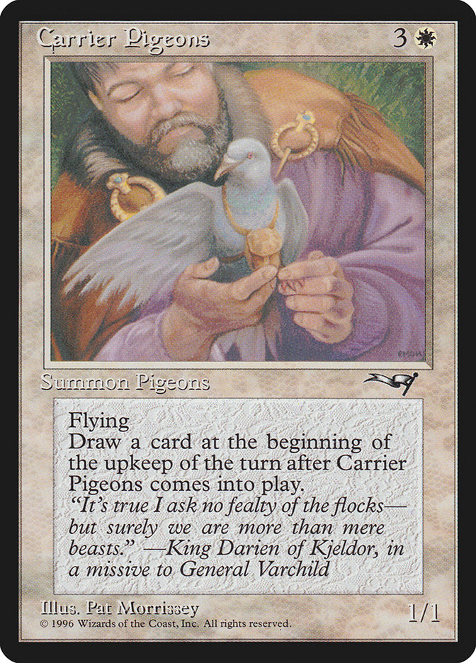 Carrier Pigeons (Holding Pigeon) [Alliances] | Good Games North