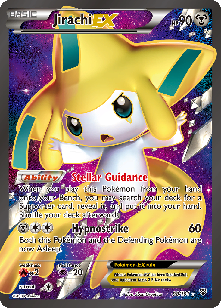 Jirachi EX (98/101) [Black & White: Plasma Blast] | Good Games North