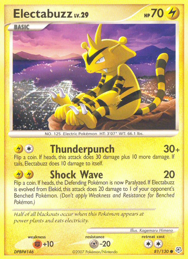 Electabuzz (81/130) [Diamond & Pearl: Base Set] | Good Games North