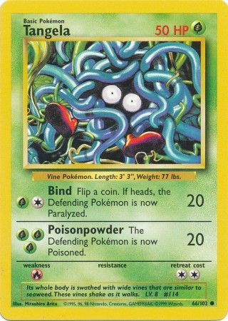 Tangela (66/102) [Base Set Unlimited] | Good Games North