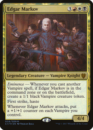 Edgar Markov (Commander 2017) [Commander 2017 Oversized] | Good Games North