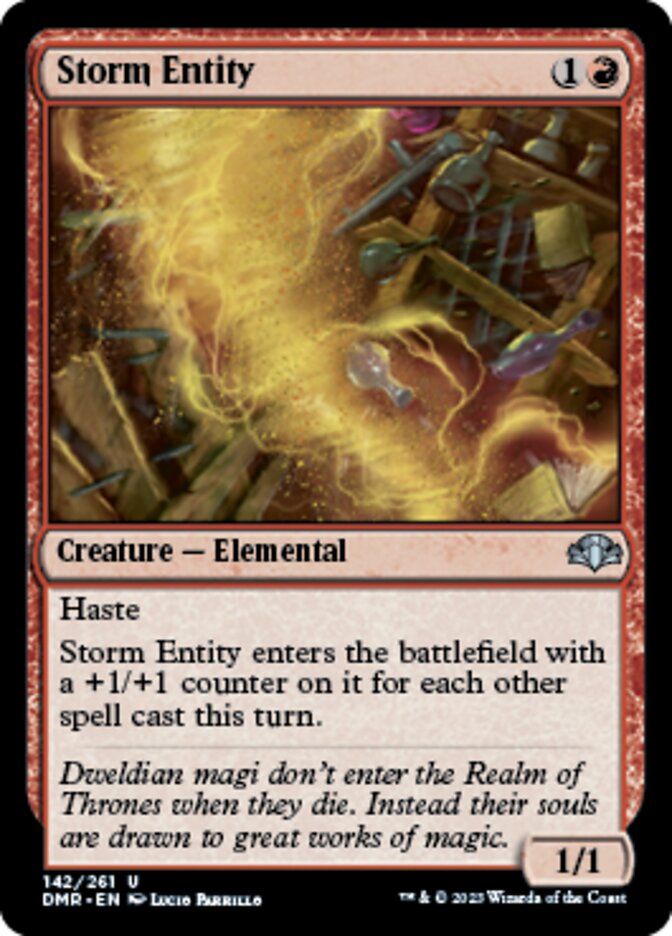 Storm Entity [Dominaria Remastered] | Good Games North