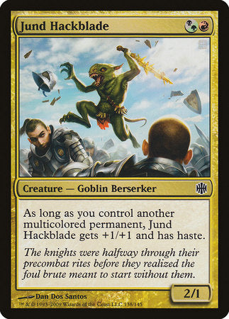 Jund Hackblade [Alara Reborn] | Good Games North