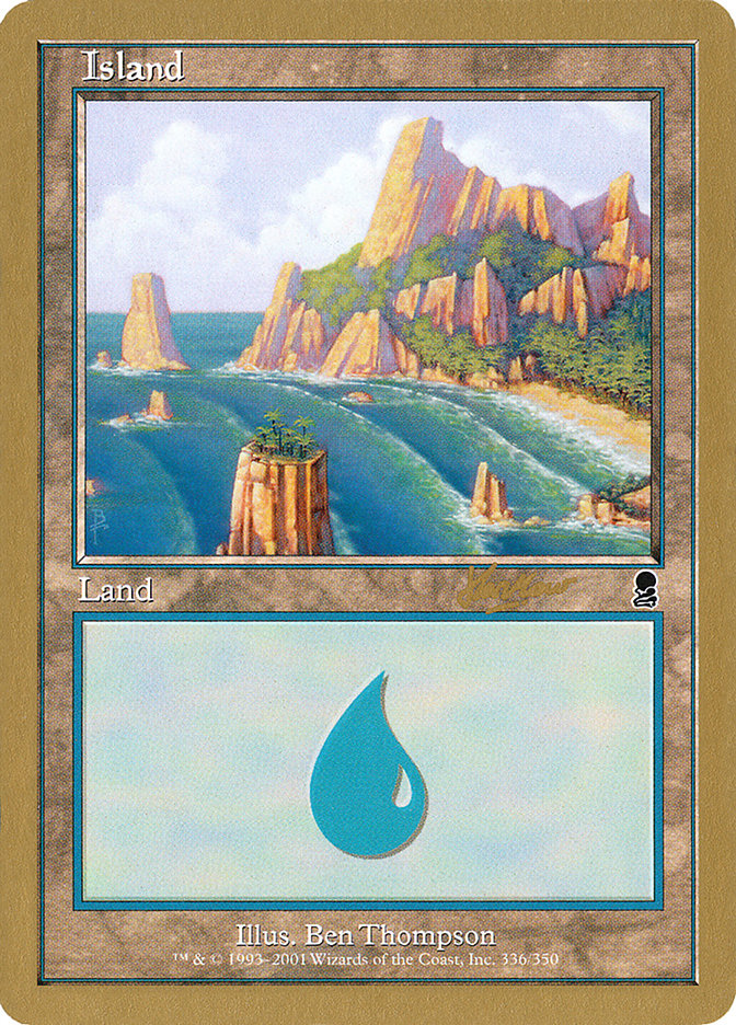 Island (shh336a) (Sim Han How) [World Championship Decks 2002] | Good Games North