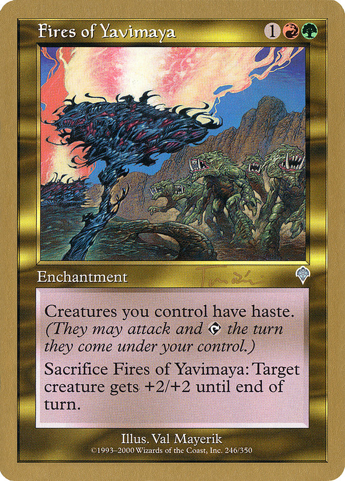 Fires of Yavimaya (Jan Tomcani) [World Championship Decks 2001] | Good Games North
