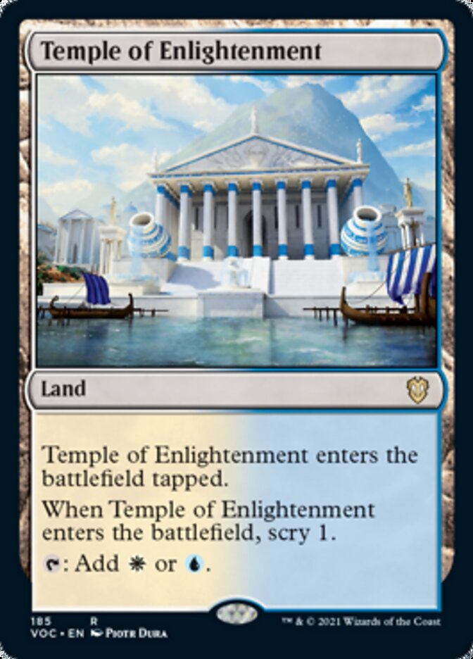 Temple of Enlightenment [Innistrad: Crimson Vow Commander] | Good Games North