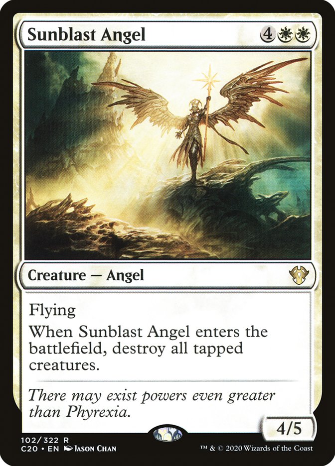 Sunblast Angel [Commander 2020] | Good Games North