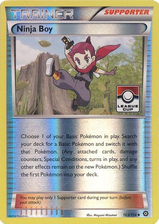 Ninja Boy (103/114) (League Promo) [XY: Steam Siege] | Good Games North