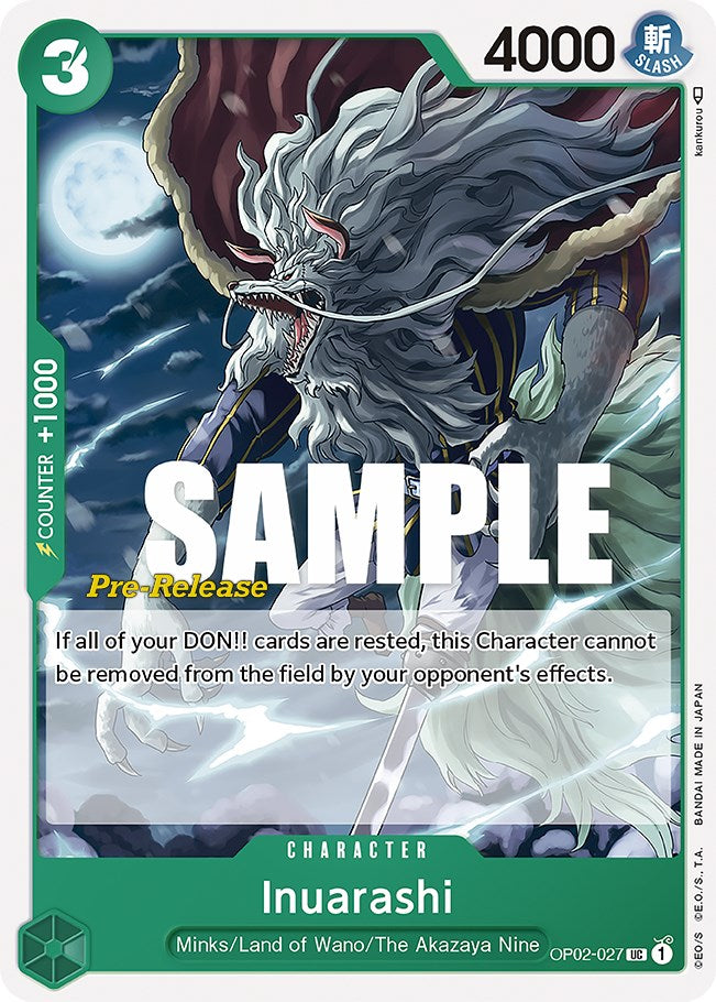 Inuarashi [Paramount War Pre-Release Cards] | Good Games North