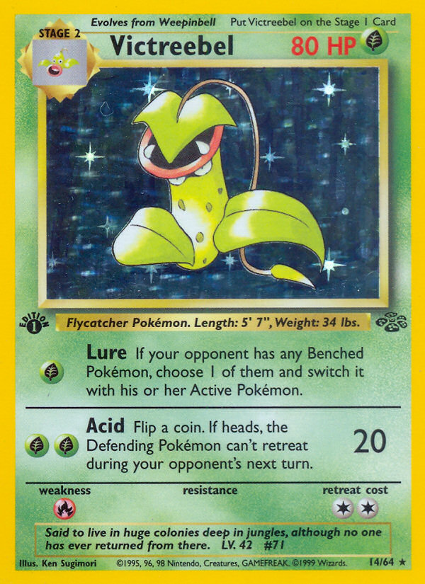 Victreebel (14/64) [Jungle 1st Edition] | Good Games North